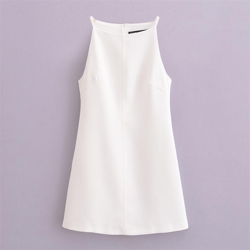 Levoire | Sans Bretelles, Robe Minime Droite Pour Femmes Blanc