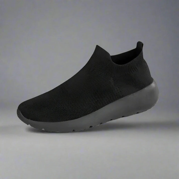 Levoire | Botte De Travail Ergonomique En Réseau Antidérapante Pour Femmes Et Hommes Avec Une Large Boîte À Orteils Noir