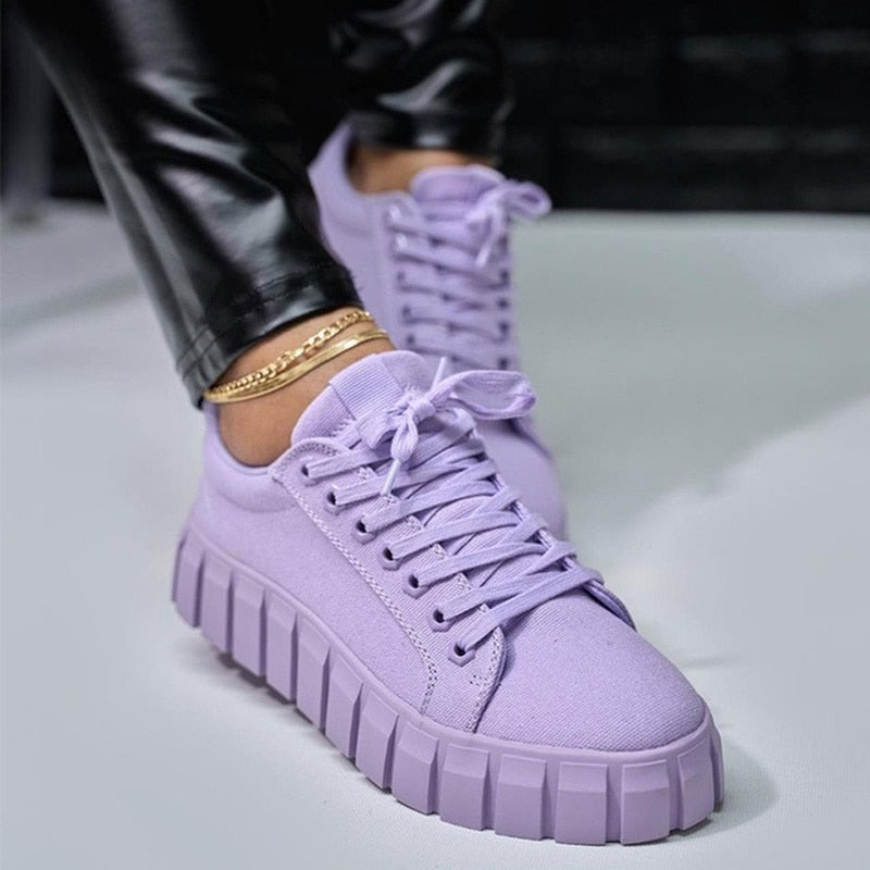 Levoire | Baskets Basses Pour Femmes Lilas