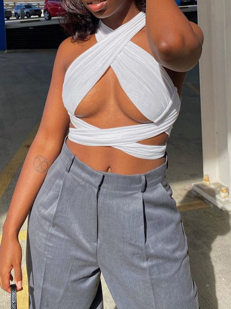 Levoire | Top Dos Nu Un Haut Crop Sexy Et Estival