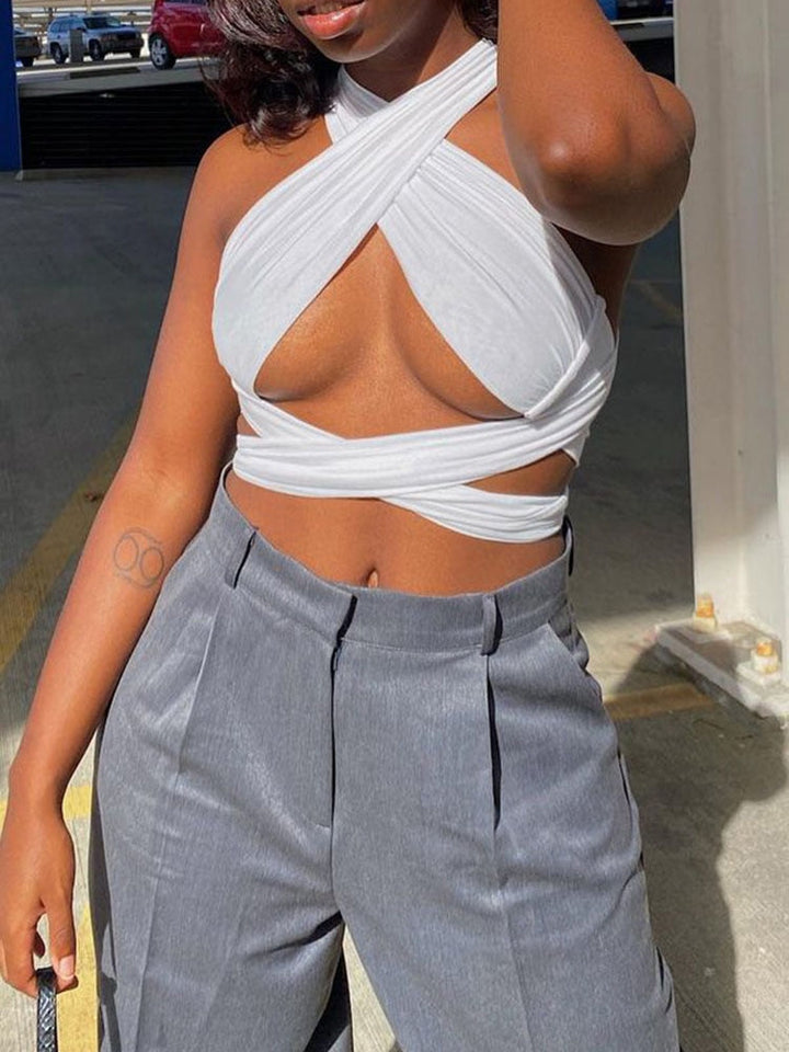 Levoire | Top Dos Nu Un Haut Crop Sexy Et Estival