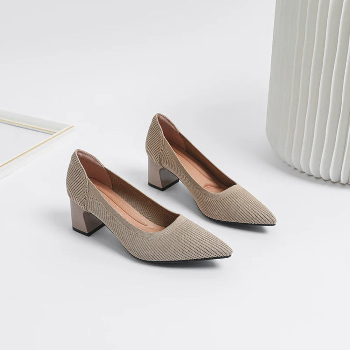 Levoire | Chaussures À Talons Colorées Luxueuses Pour Femmes Beige