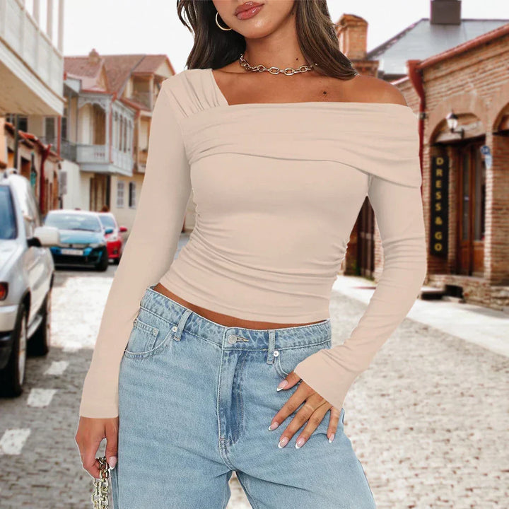 Levoire | Top De Découverte D'Épaule Pour Femmes Beige