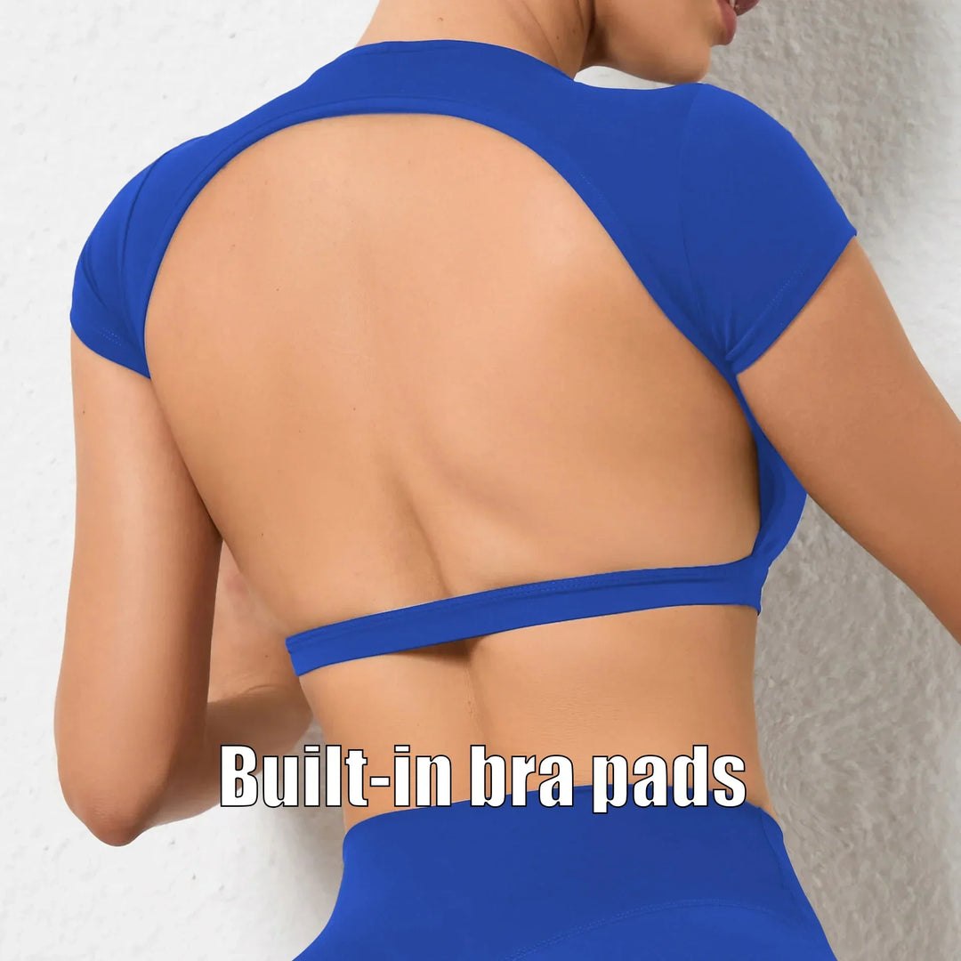 Levoire | Tops De Sport Respirants Coussin de poitrine bleu