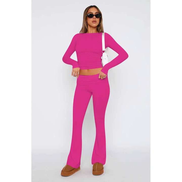 Levoire | Ensemble Femme 2 Pièces, Uni, Tendance, Survêtement Confortable