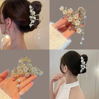 Levoire | En Perles Avec Fleurs Et Glands – Accessoire Élégant