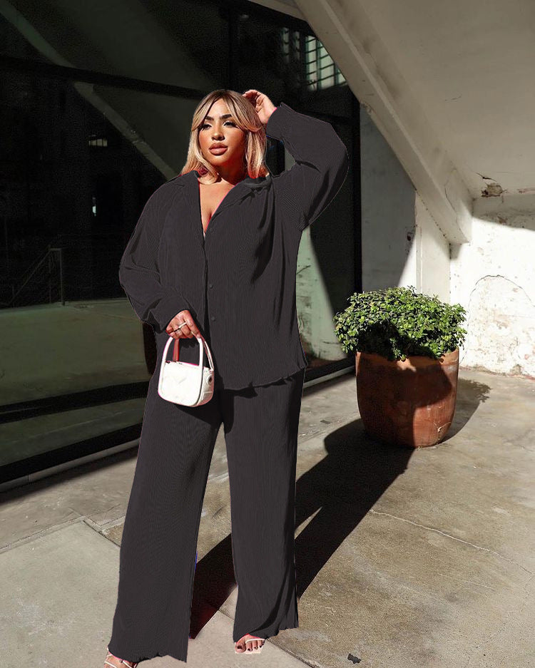Levoire | Ensemble Lounge Avec Pantalons Larges Et Blouse