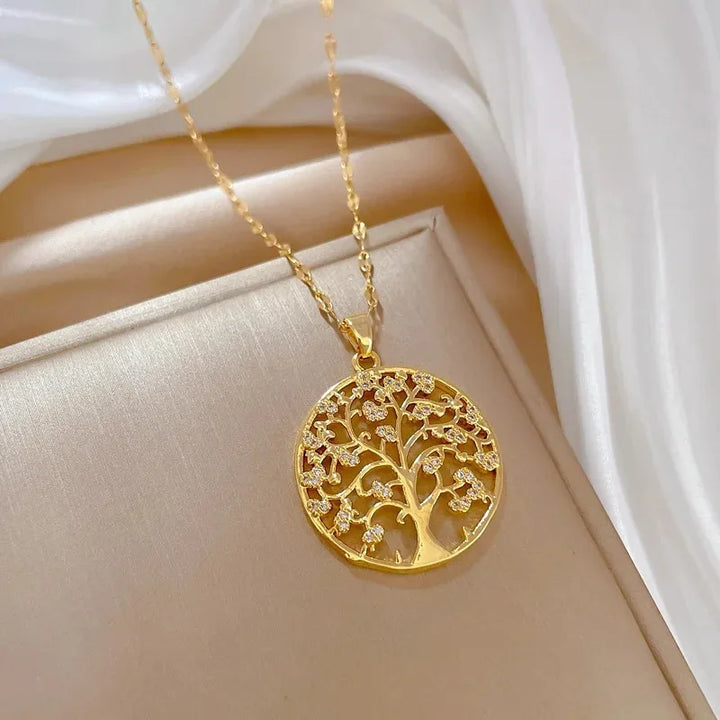 Levoire | Collier Arbre De Vie En Strass