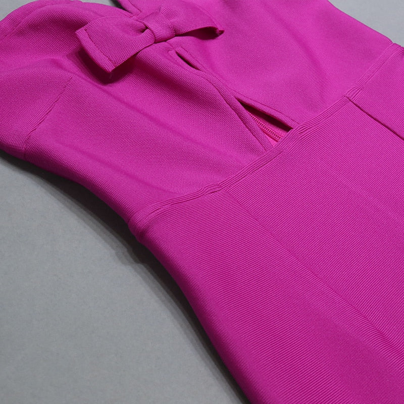 Levoire | Bodycon Dress With Off-The-Shoulder Design To Ankle