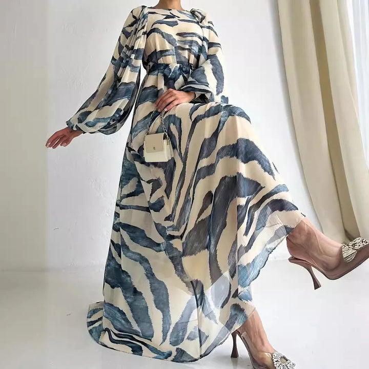 Levoire | Belle Robe Kaftan Longue Bleu