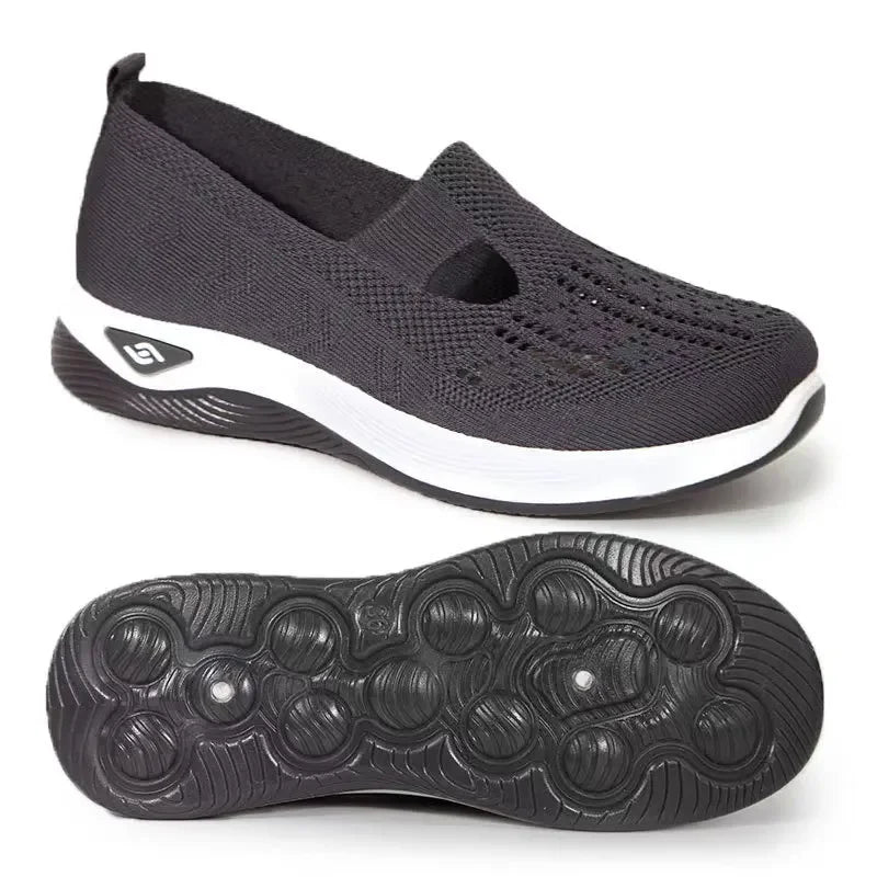 Levoire | Chaussures Orthopédiques Femme Été Gris foncé