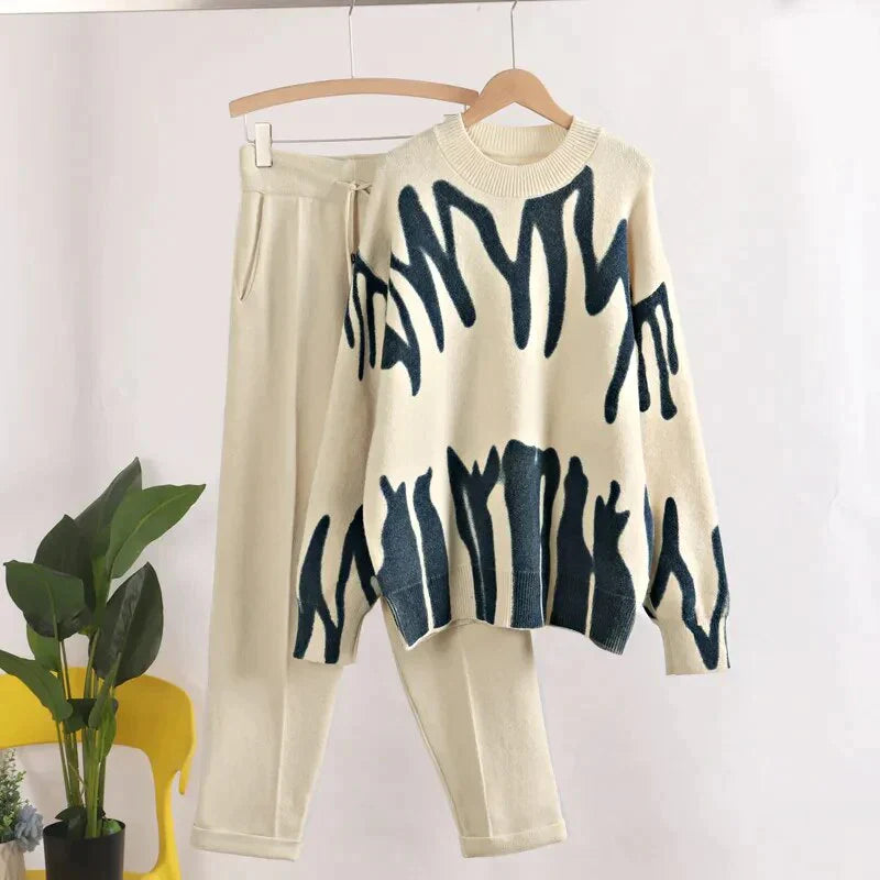 Levoire | Ensemble de combinaison de train Beige-Bleu Une taille