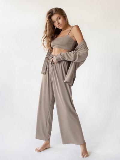 Levoire | Ensemble 3 Pièces Élégant Et Confortable Braun