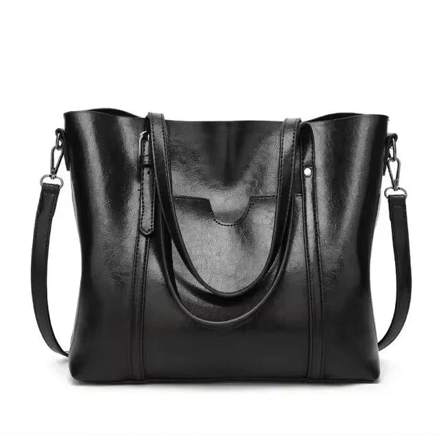 Levoire | Sac en toile en cuir de haute qualité Noir