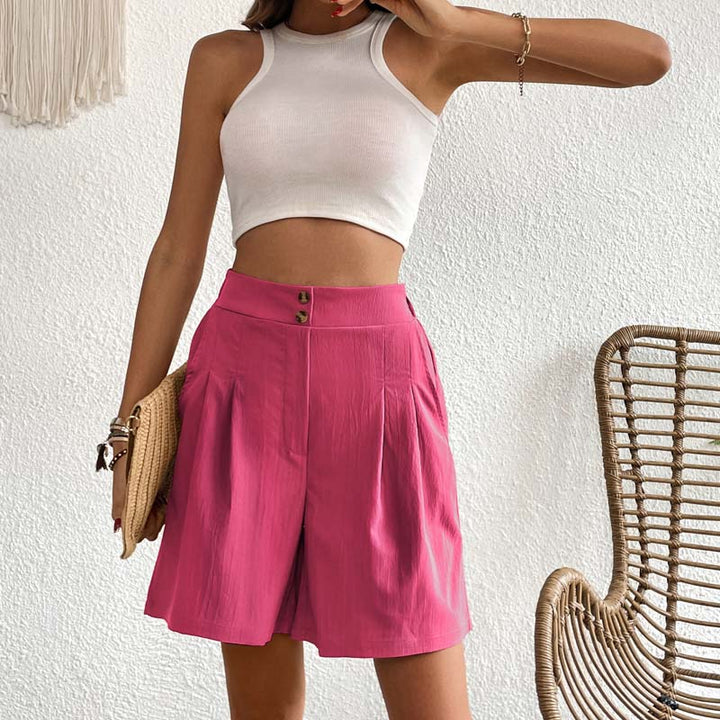 Levoire | Pantalons Bermuda Colorés Décontractés Pour Femmes