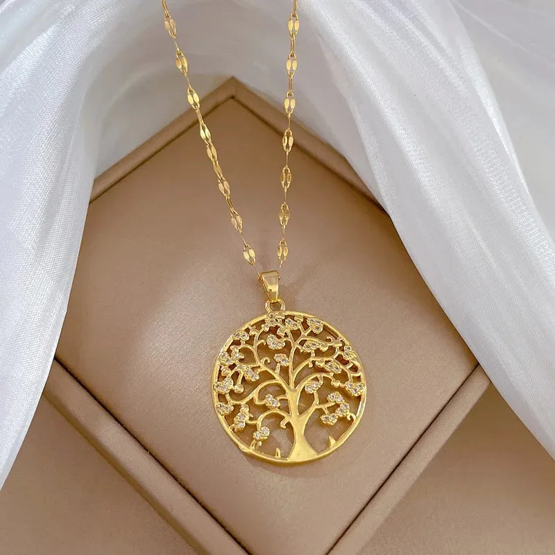 Levoire | Collier Arbre De Vie En Strass