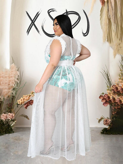 Levoire | Bralette En Matériau En Filet Robes Maxi & Ensembles De Bodysuit