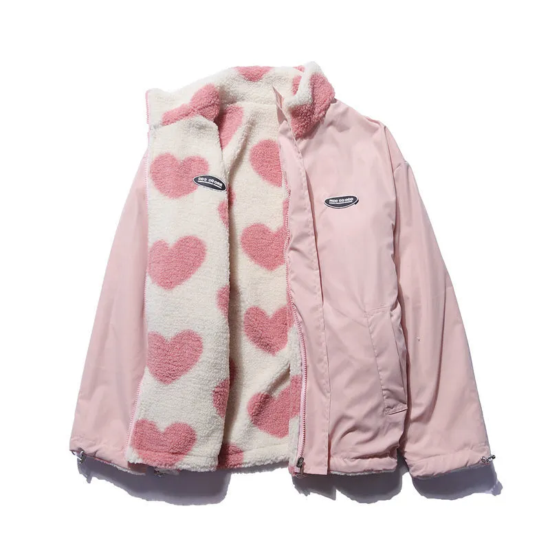Levoire | Manteau Cœur Réversible Rosa