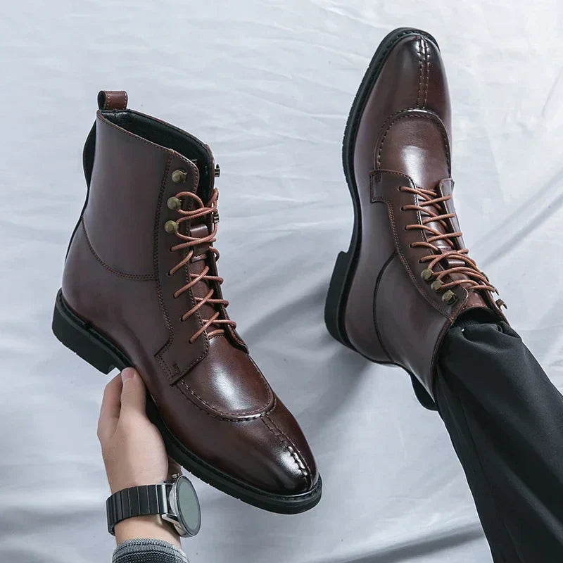 Levoire | Chaussures en cuir élégant Noir