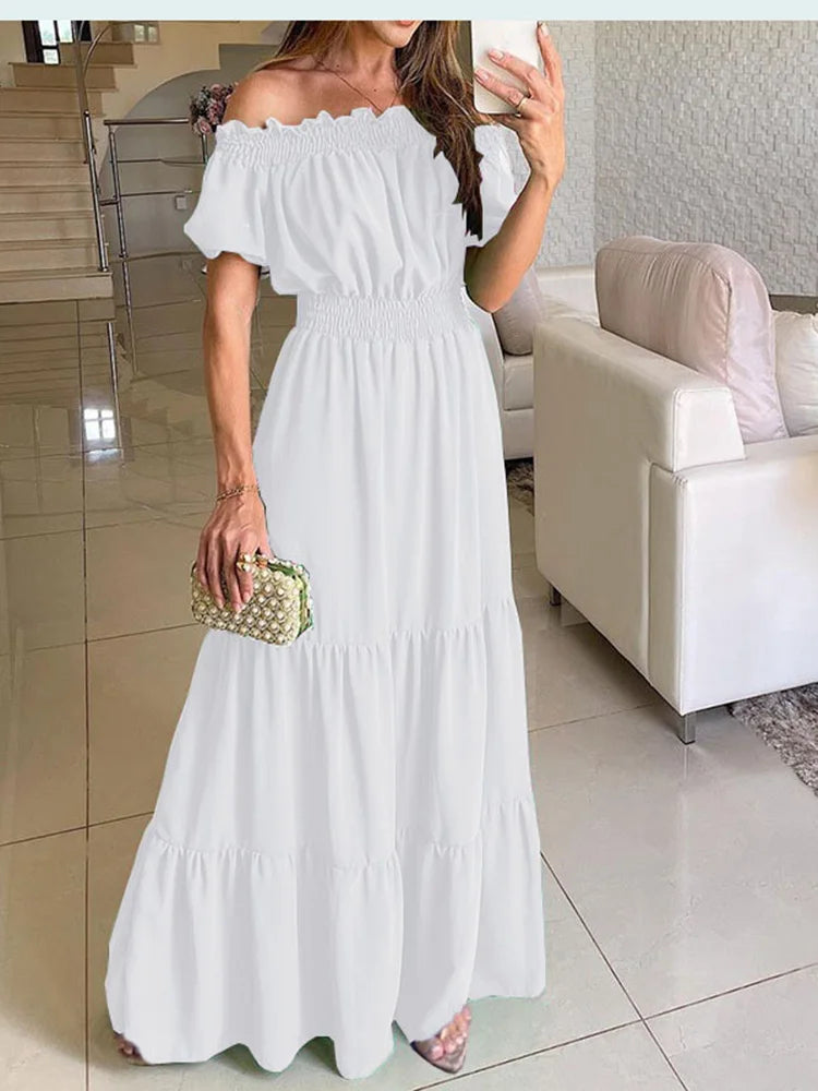 Levoire | Robe Maxi Breeze Blanc