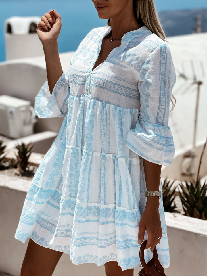 Levoire | Robe Volants Légère Motif Joyeux