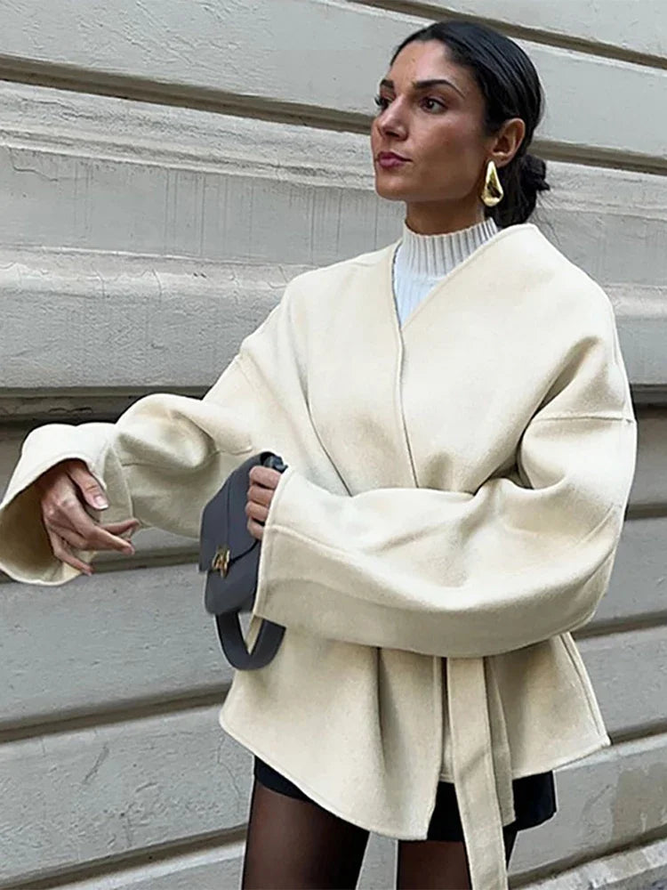 Levoire | Veste En Polaire Avec Ceinture