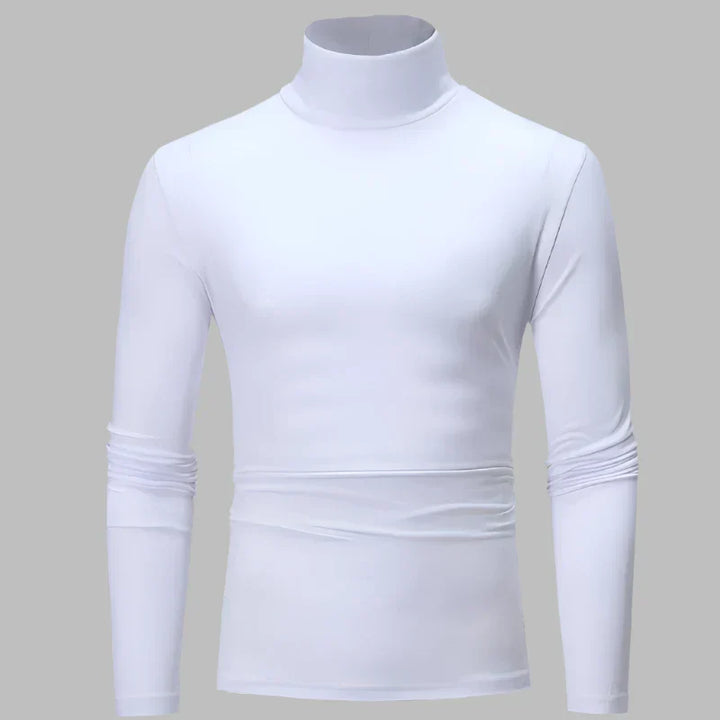 Levoire | Pull Thermique Mince Pour Hommes Blanc