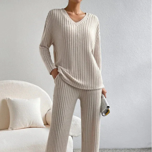 Levoire | Ensemble Décontracté De Vêtements D'Intérieur Beige