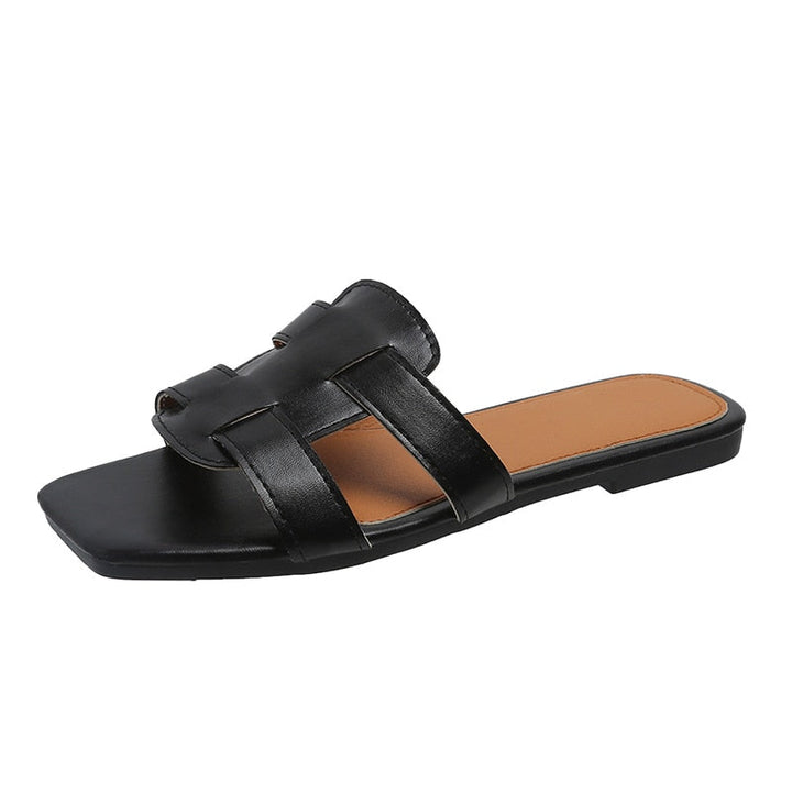 Levoire | Slides Design Sandales Noir