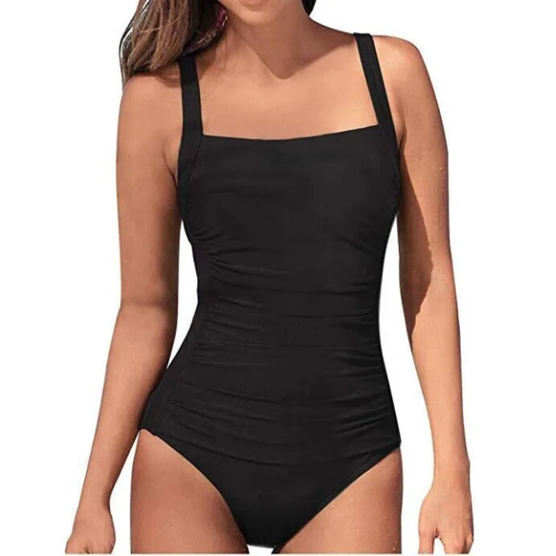 Levoire | Maillot De Bain Une Pièce Avec Encolure Carrée Noir