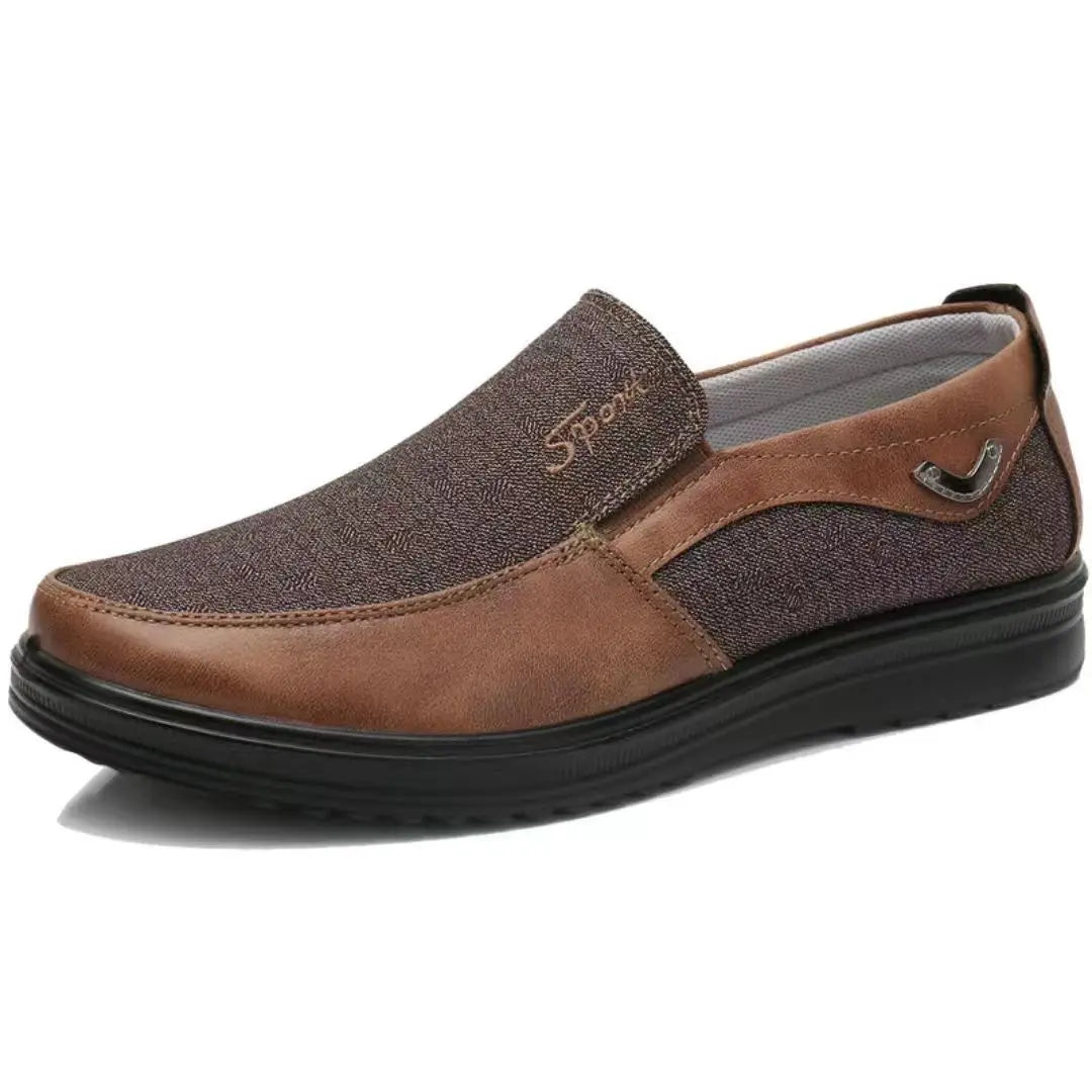 Levoire | Chaussons Classiques Pour Hommes Braun Design 2