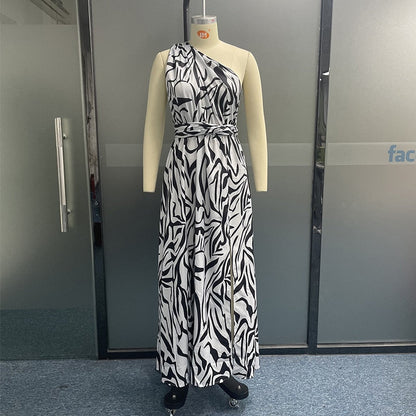 Levoire | A Strapless Maxi Split Dress