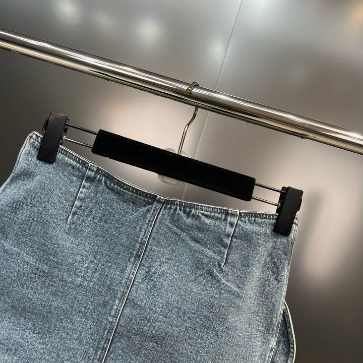 Levoire | Jupe En Denim Courte Pour Femmes