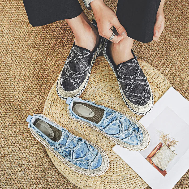 Levoire | Espadrilles En Canevas Pour Hommes