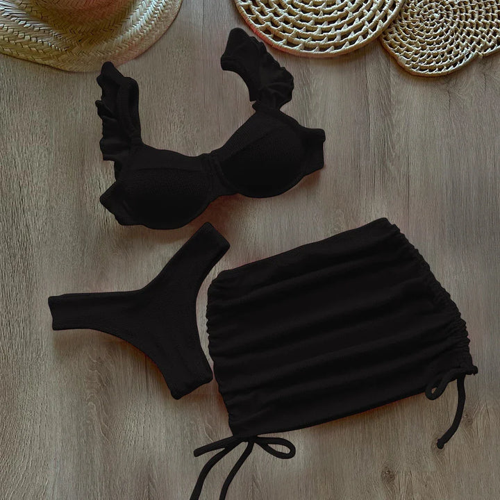 Levoire | Ensemble De Maillot De Bain Bikini 2 Pièces Avec Jupe 3