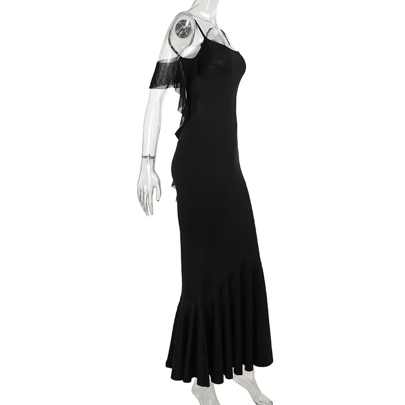Levoire | Robe Maxi Décolleté Sans Épaule