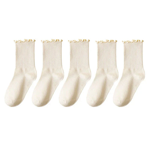 Levoire | De 5 Chaussettes Volantées Femme Confort Et Respirabilité