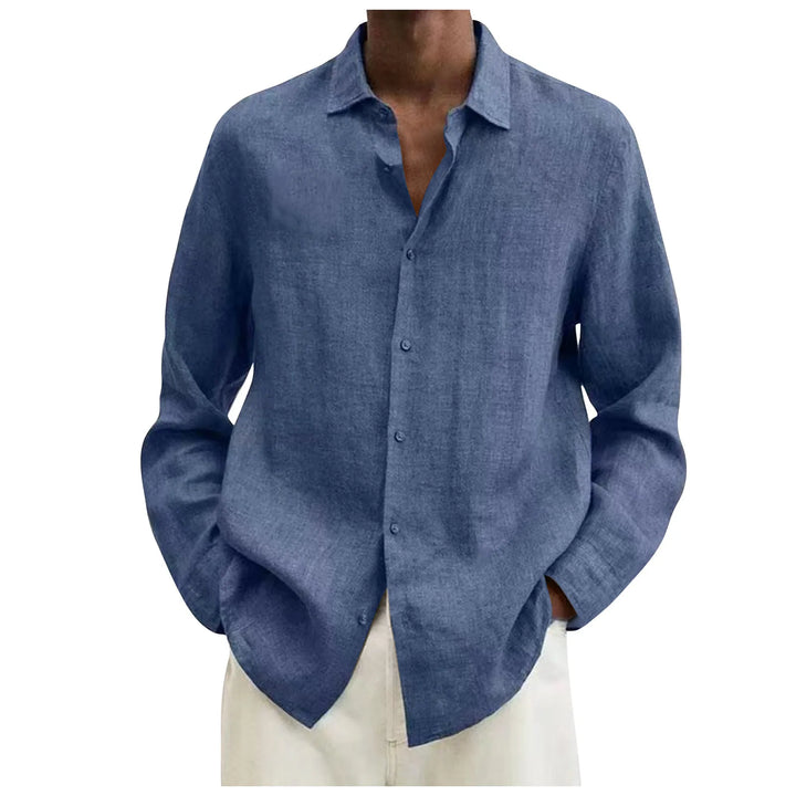Levoire | Chemise En Coton Leger Confortable Hommes Bleu clair