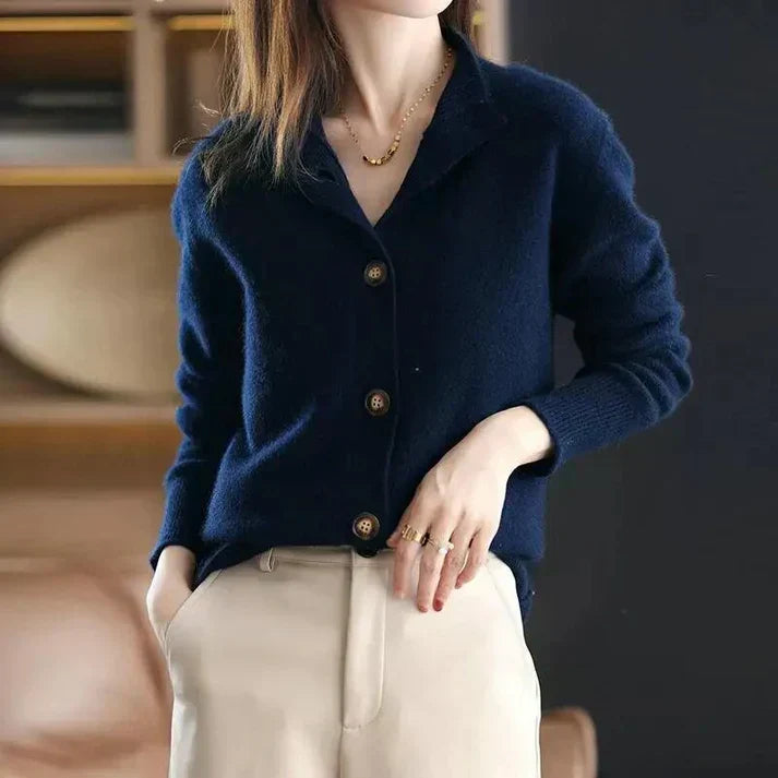 Levoire | Cardigan Intemporel Bleu marine