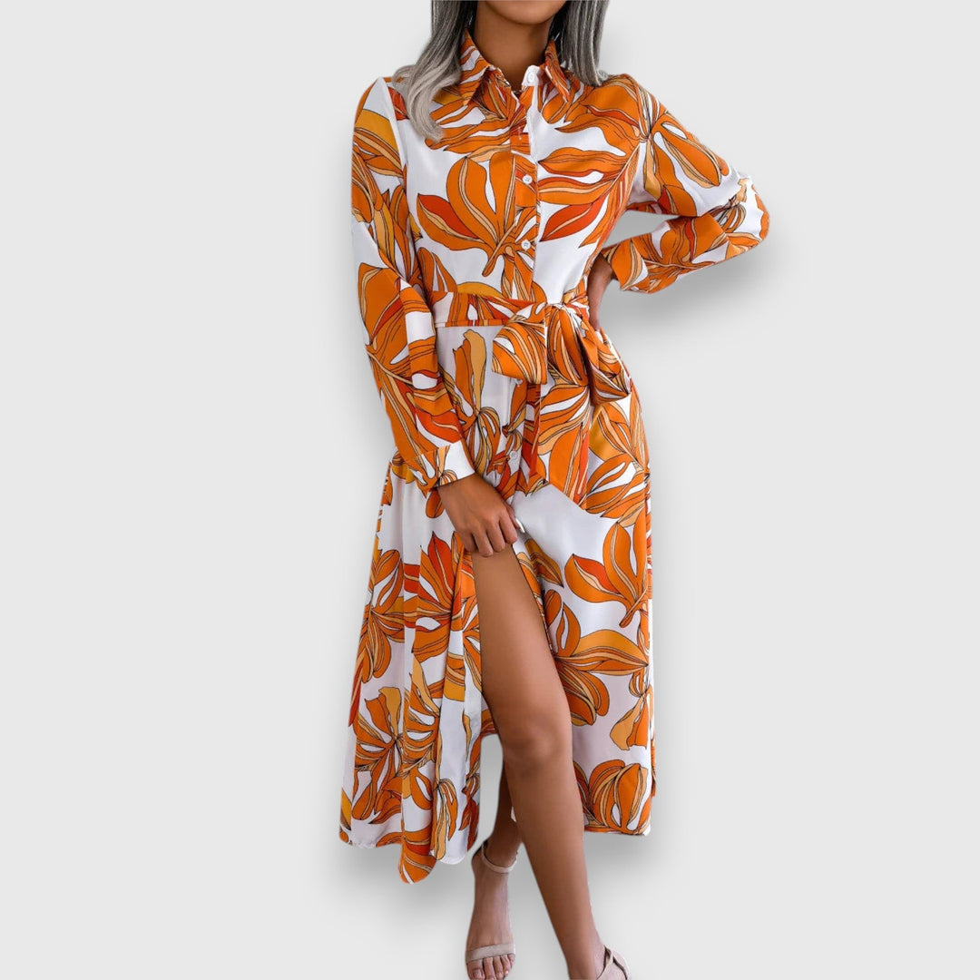Levoire | Lssiges Chemise Midi Orange