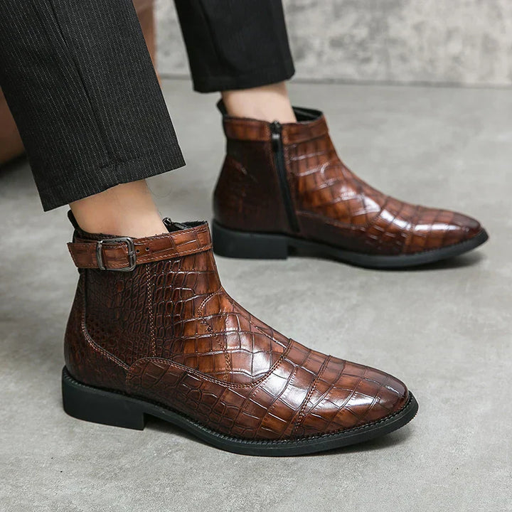 Levoire | Bottines En Cuir Avec Boucles