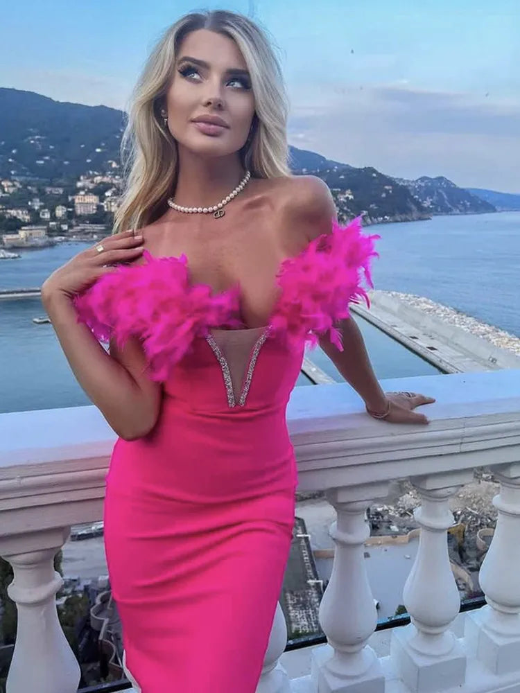 Levoire | Robe Midi Bodycon Bandage Pour Un Look Élégant Et Moderne