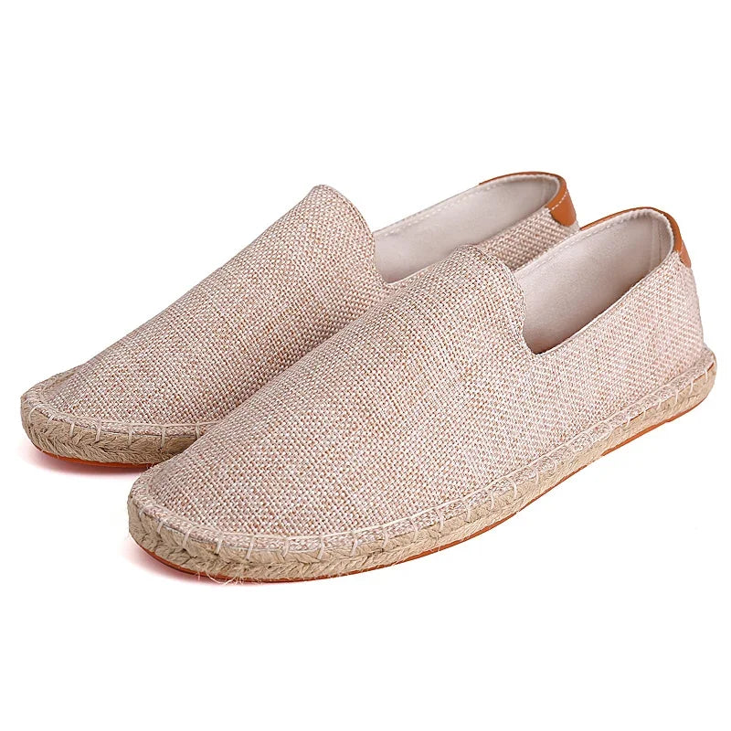 Levoire | Mocassins En Toile Légers Unisexes Beige clair