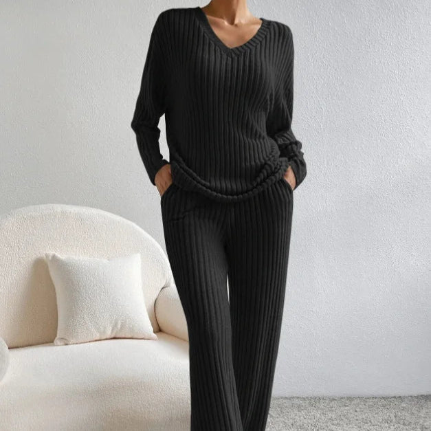 Levoire | Ensemble Décontracté De Vêtements D'Intérieur Noir