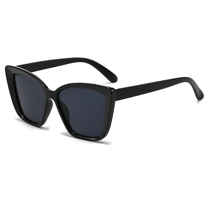 Levoire | Lunettes Vintage Cat-Eye Gris noir Comme illustré