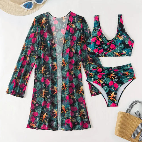 Levoire | Ensemble Bikini Sexy À Fleurs
