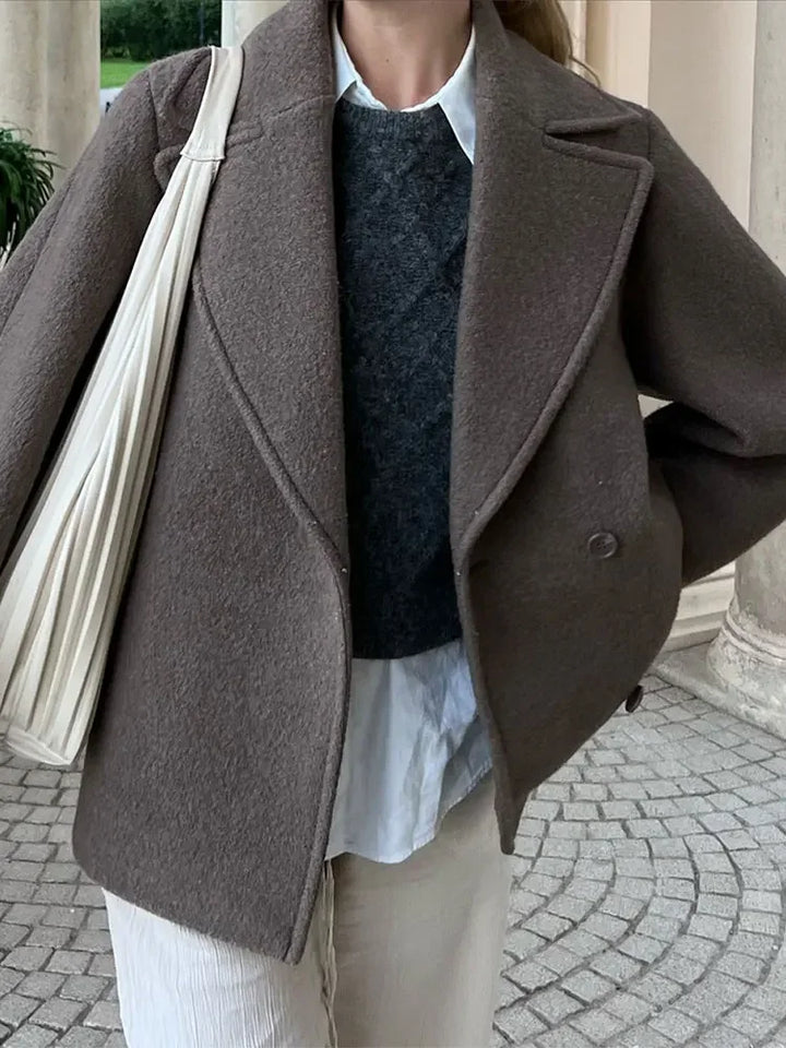 Levoire | Veste En Laine À Double Boutonnage Pour Femmes Originale