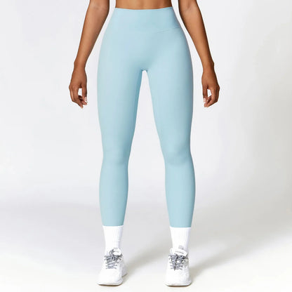 Levoire | Leggings De Fitness À Séchage Rapide Taille Et Hanches Bleu clair