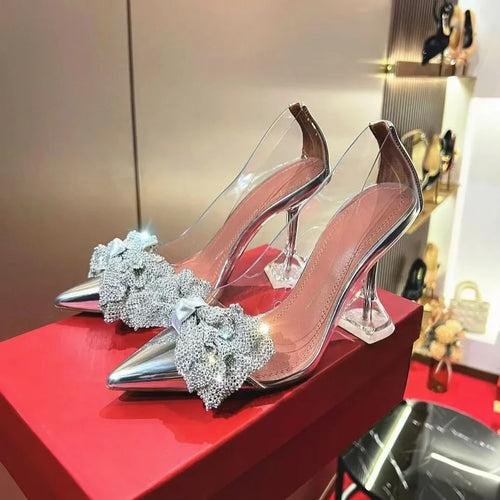 Levoire | Nouveau Style De Fée Nœud Transparent Talons Hauts