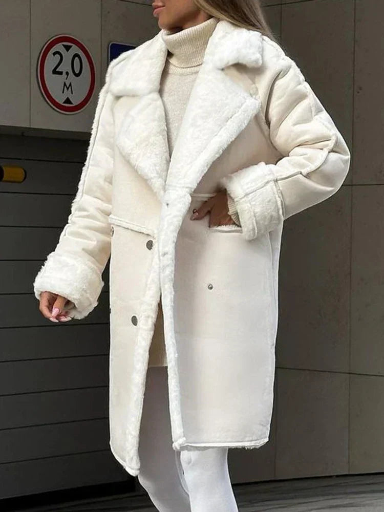 Levoire | Manteau long en fausse fourrure pour l'hiver